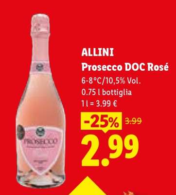 ALLINI Prosecco DOC Rosé