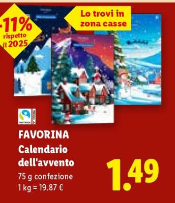 Favorina Calendario dell'avvento