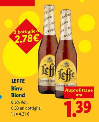 Leffe Birra Blond