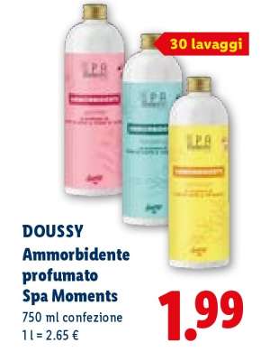 DOUSSY Ammorbidente profumato Spa Moments
