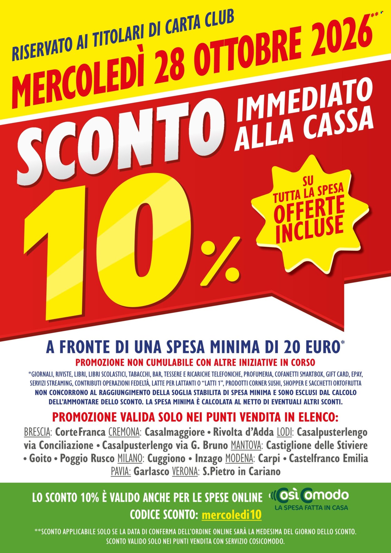 Volantino Famila - 28/10/2026 - 28/10/2026. Pagina 2