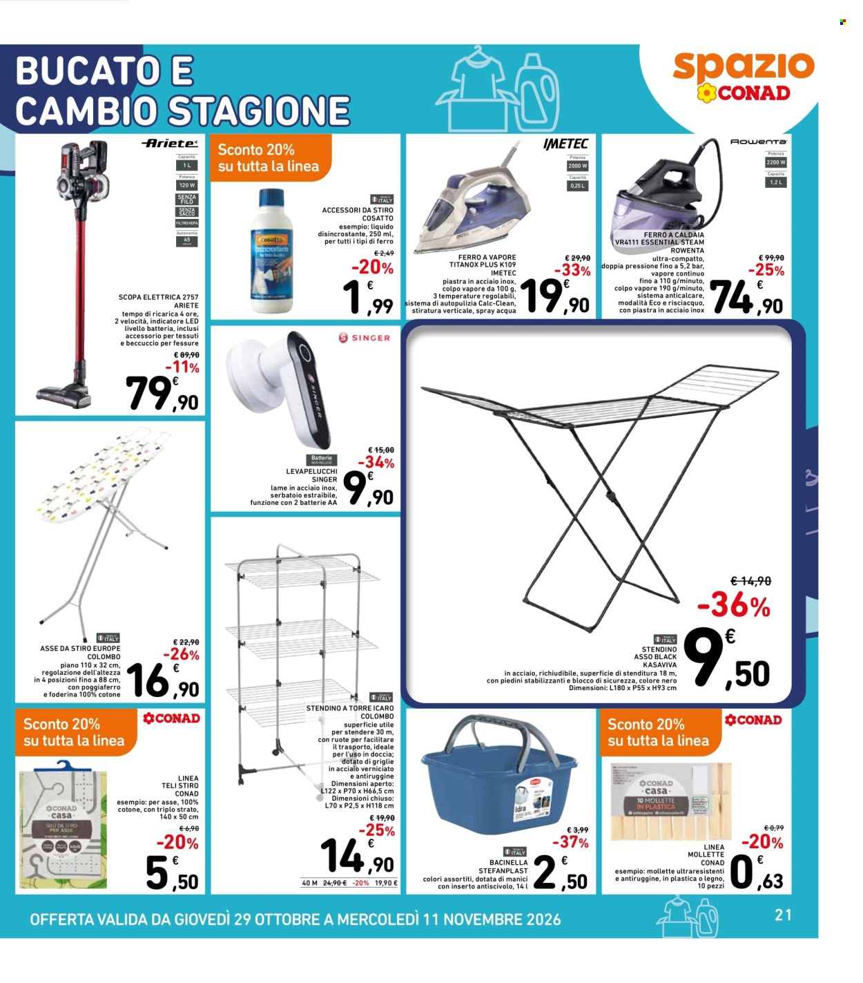 Volantino Spazio Conad - 29/10/2026 - 11/11/2026. Pagina 21