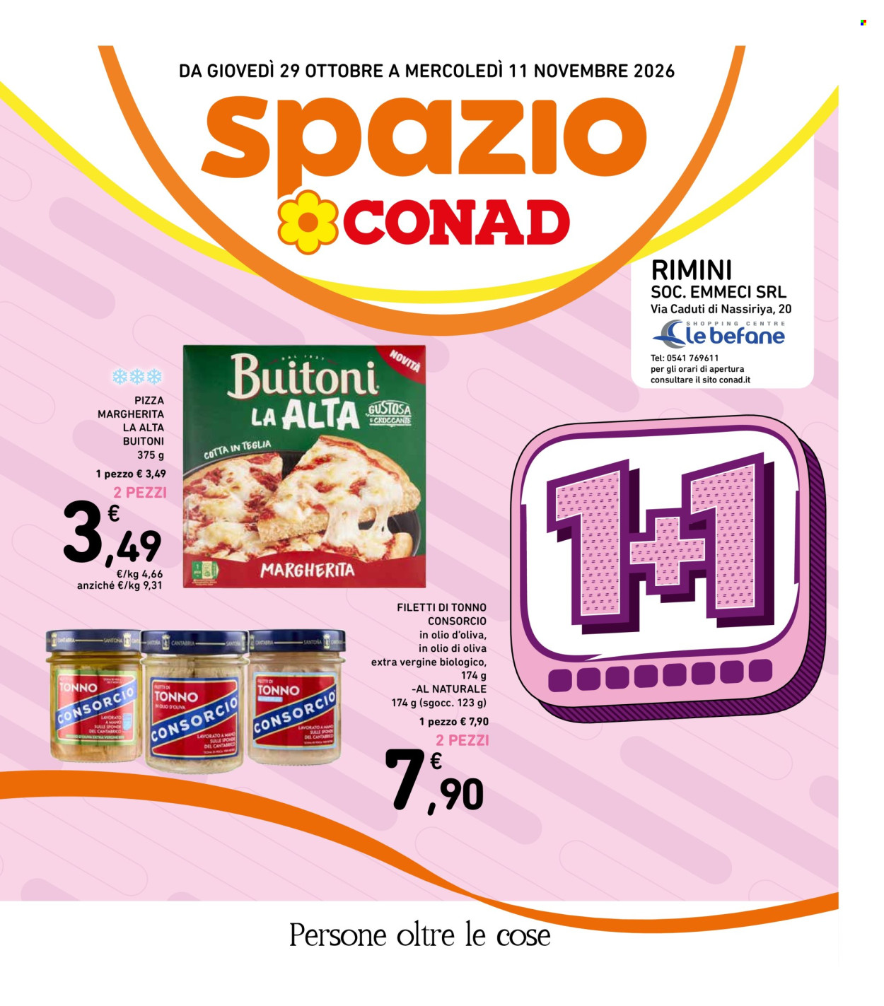 Volantino Spazio Conad - 29/10/2026 - 11/11/2026. Pagina 1