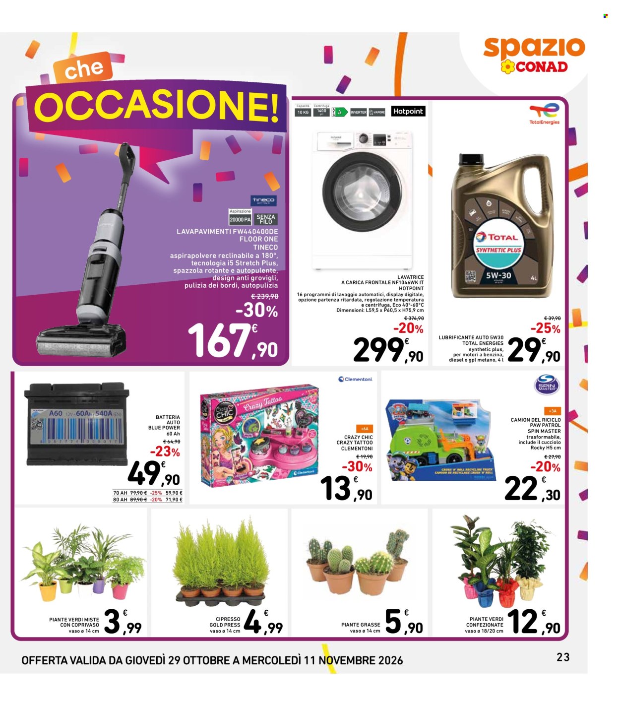 Volantino Spazio Conad - 29/10/2026 - 11/11/2026. Pagina 23