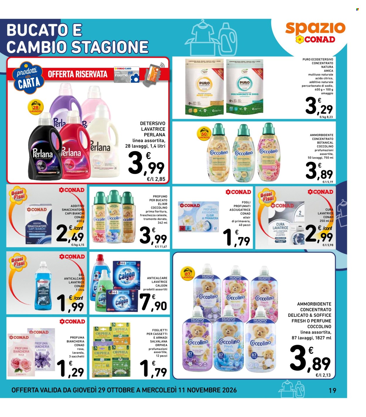 Volantino Spazio Conad - 29/10/2026 - 11/11/2026. Pagina 19