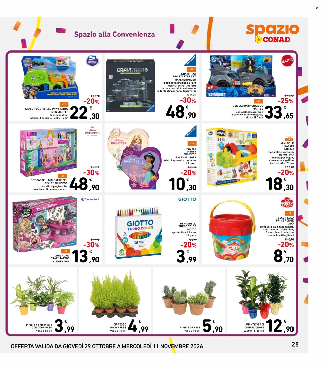 Volantino Spazio Conad - 29/10/2026 - 11/11/2026. Pagina 25