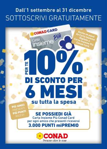 Volantino Conad - 1/9/2026 - 31/12/2026.