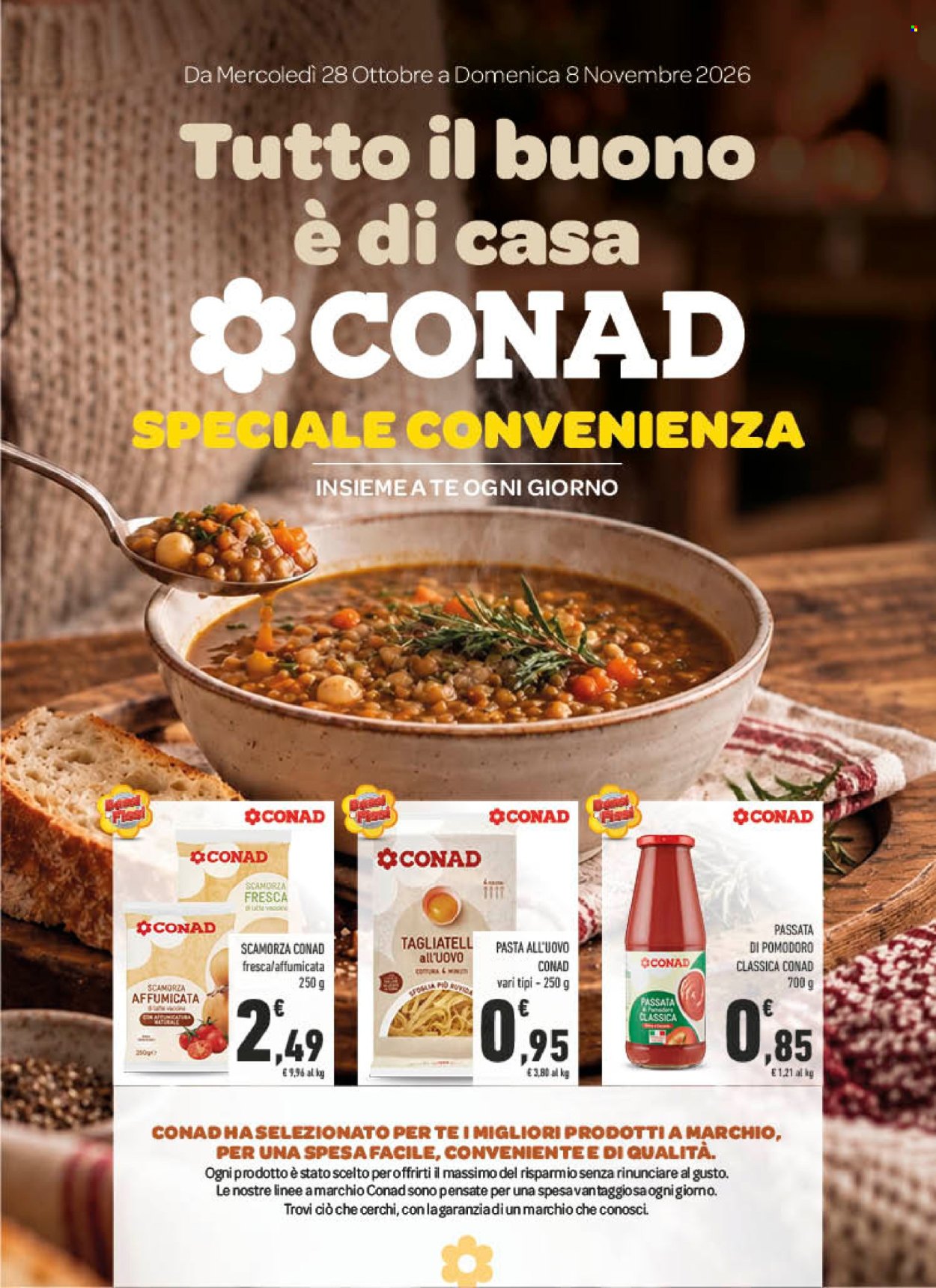 Volantino Conad - 28/10/2026 - 8/11/2026. Pagina 1