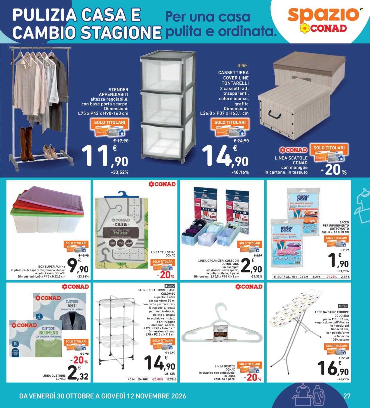 Volantino Spazio Conad - 30/10/2026 - 12/11/2026. Pagina 27