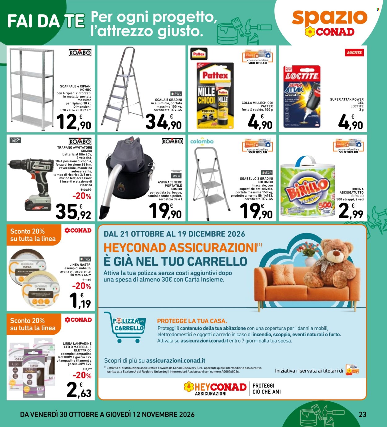Volantino Spazio Conad - 30/10/2026 - 12/11/2026. Pagina 23