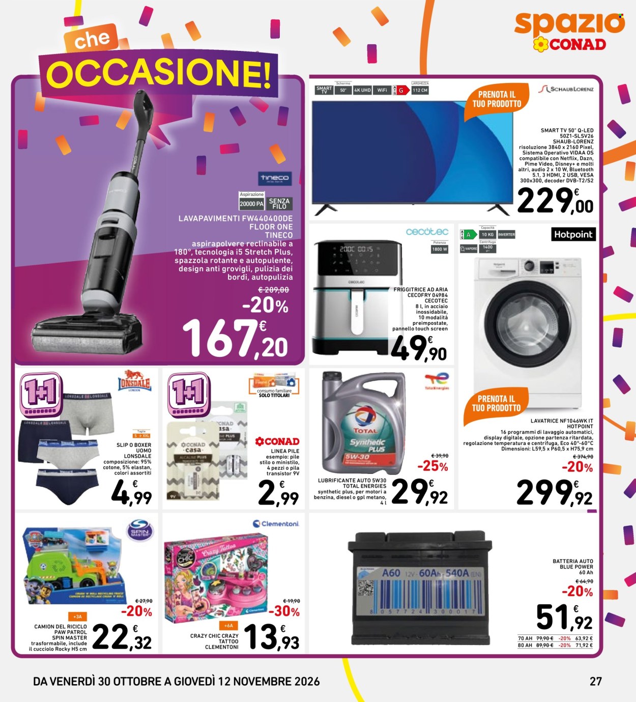Volantino Spazio Conad - 30/10/2026 - 12/11/2026. Pagina 27