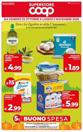 Volantino Coop - 23/10/2026 - 2/11/2026.