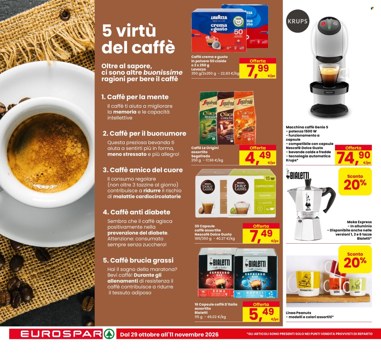 Volantino Eurospar - 29/10/2026 - 11/11/2026. Pagina 14