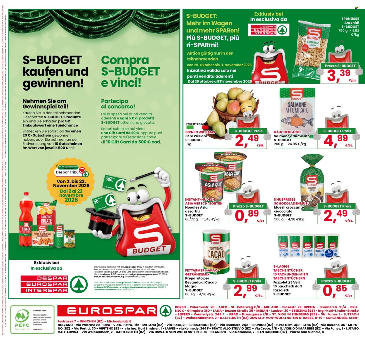 Volantino Eurospar - 29/10/2026 - 11/11/2026. Pagina 24