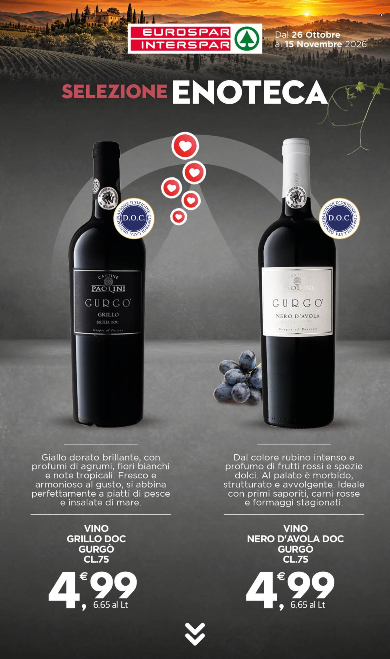 Volantino Eurospar - 26/10/2026 - 15/11/2026. Pagina 16