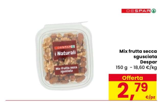 Mix frutta secca sgusciata Despar