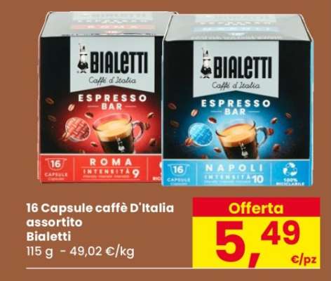16 Capsule caffè D'Italia assortito