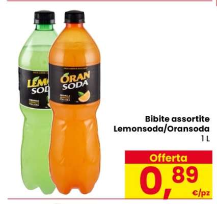Bibite assortite Lemonsoda/Oransoda