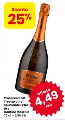 Prosecco DOC Treviso Vino Spumante Extra Dry