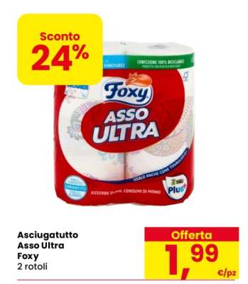 ASCIUGATUTTO ASSO ULTRA FOXY