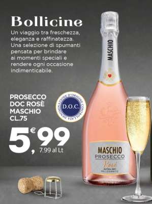 PROSECCO DOC ROSÉ MASCHIO CL.75