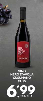 VINO NERO D'AVOLA CUSUMANO