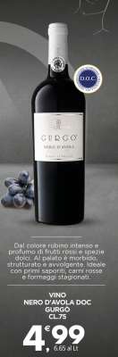 VINO NERO D'AVOLA DOC GURGO