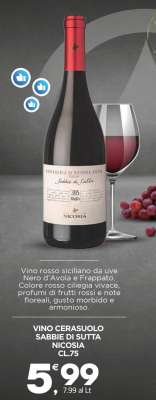 VINO CERASUOLO SABBIE DI SUTTA NICOSIA