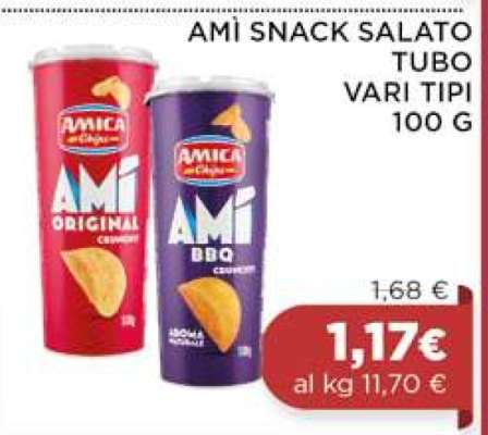AMÌ SNACK SALATO TUBO