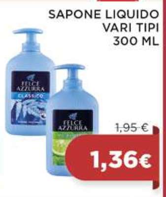 SAPONE LIQUIDO VARI TIPI 300 ML