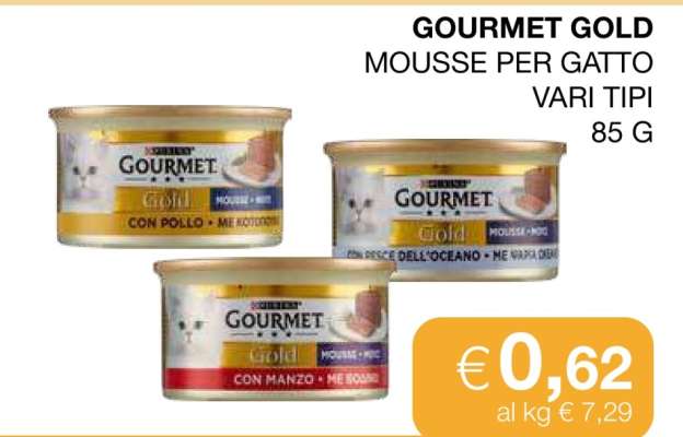 Gourmet Gold Mousse per Gatto