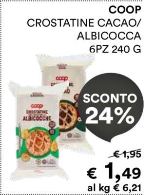 COOP Crostatine Cacao/Albicocca