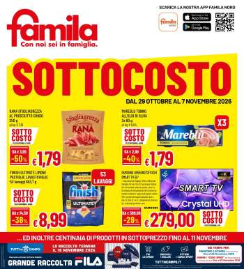 Volantino Famila - 29/10/2026 - 11/11/2026.