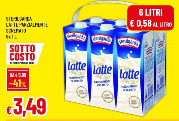 STERILGARDA LATTE PARZIALMENTE SCREMATO