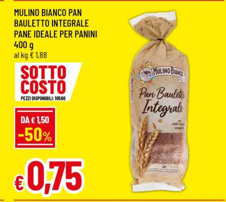 MULINO BIANCO Pan Bauletto integrale