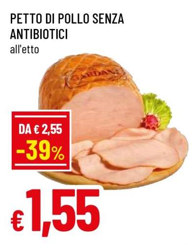 PETTO DI POLLO SENZA ANTIBIOTICI