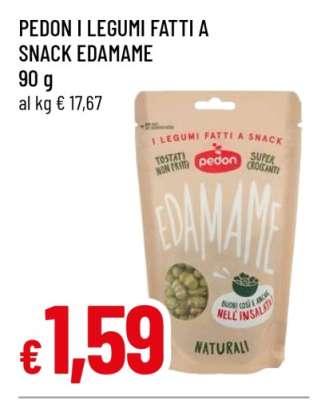 PEDON I LEGUMI FATTI A SNACK EDAMAME