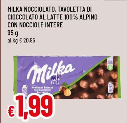MILKA NOCCIOLATO