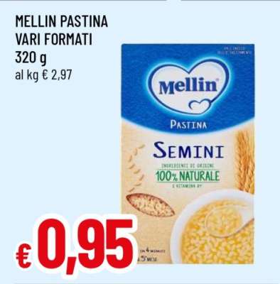 Mellin Pastina Vari Formati
