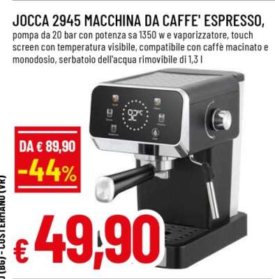 JOCCA 2945 MACCHINA DA CAFFE' ESPRESSO