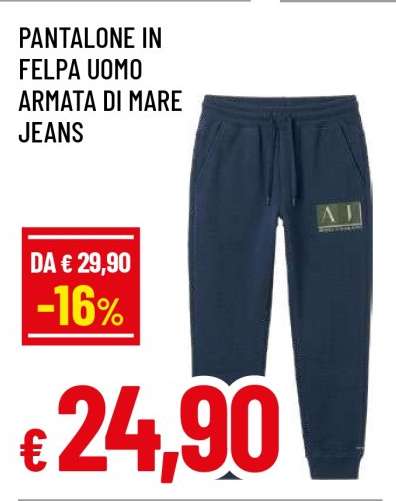 PANTALONE IN FELPA UOMO ARMATA DI MARE JEANS