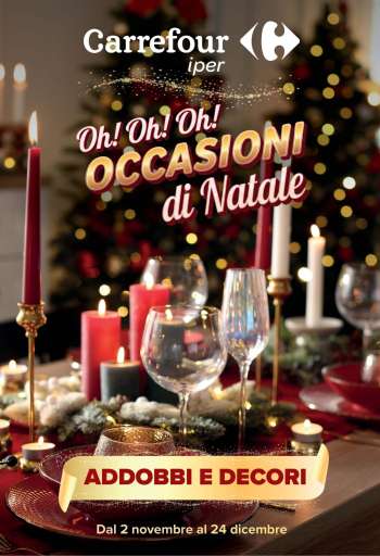 Volantino Carrefour - 2/11/2026 - 24/12/2026.