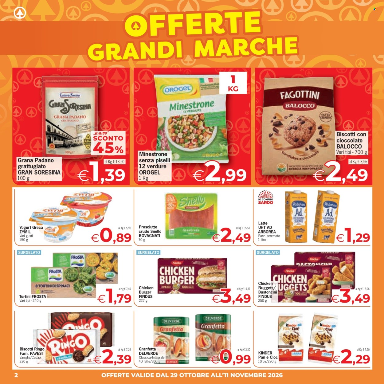 Volantino Eurospar - 29/10/2026 - 11/11/2026. Pagina 2
