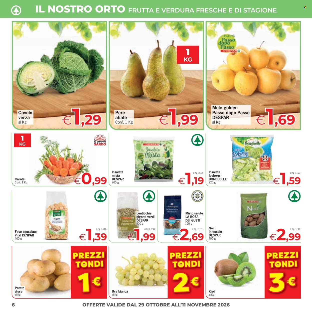 Volantino Eurospar - 29/10/2026 - 11/11/2026. Pagina 6