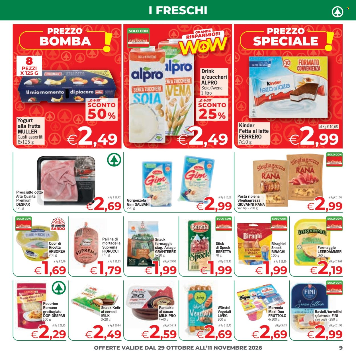 Volantino Eurospar - 29/10/2026 - 11/11/2026. Pagina 9