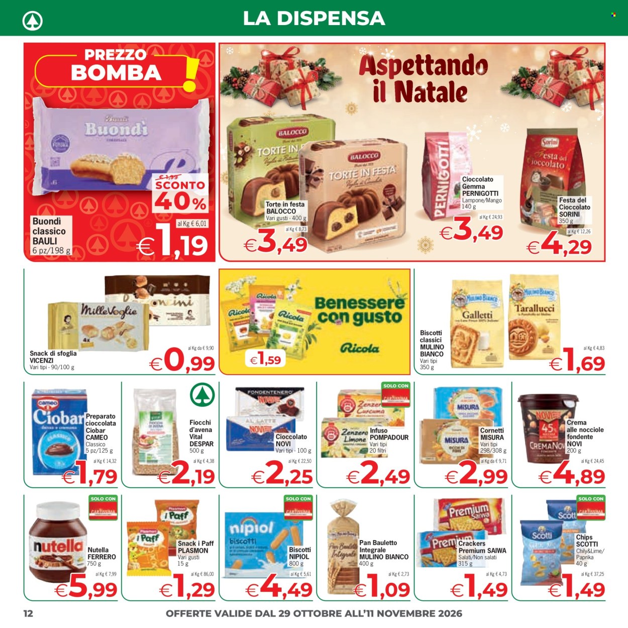Volantino Eurospar - 29/10/2026 - 11/11/2026. Pagina 12