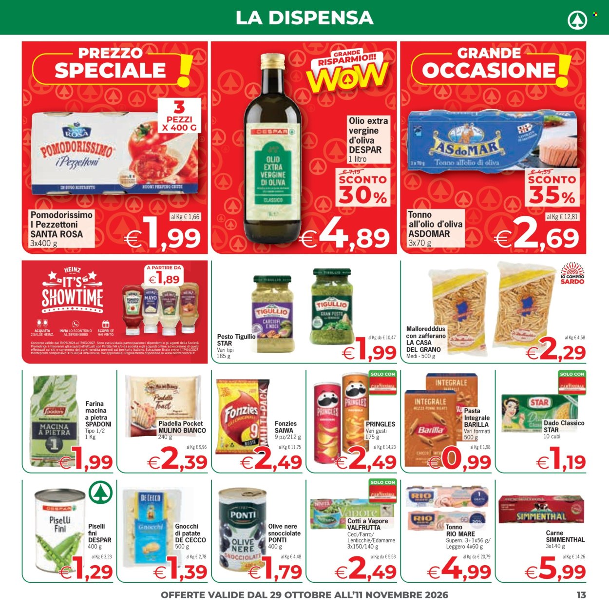 Volantino Eurospar - 29/10/2026 - 11/11/2026. Pagina 13
