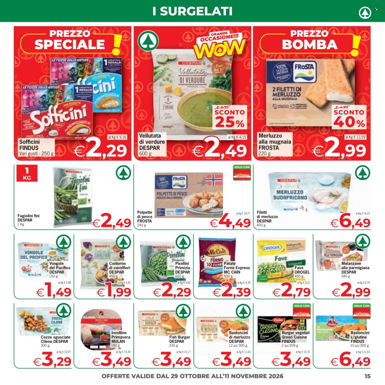 Volantino Eurospar - 29/10/2026 - 11/11/2026. Pagina 15