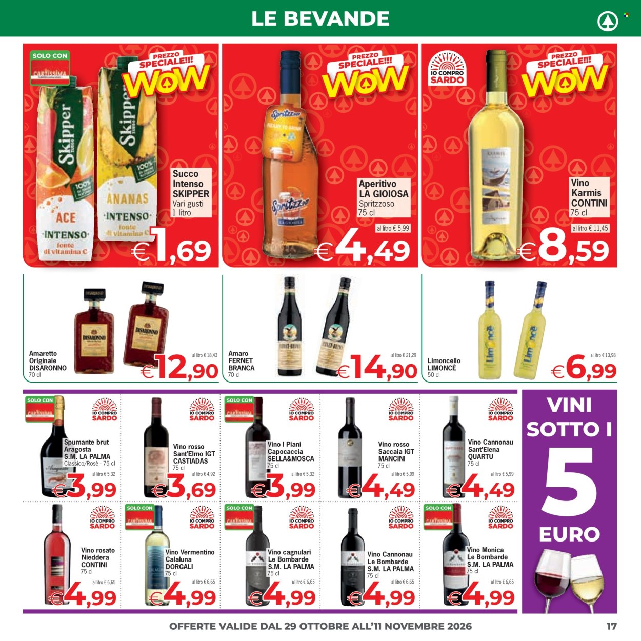Volantino Eurospar - 29/10/2026 - 11/11/2026. Pagina 17