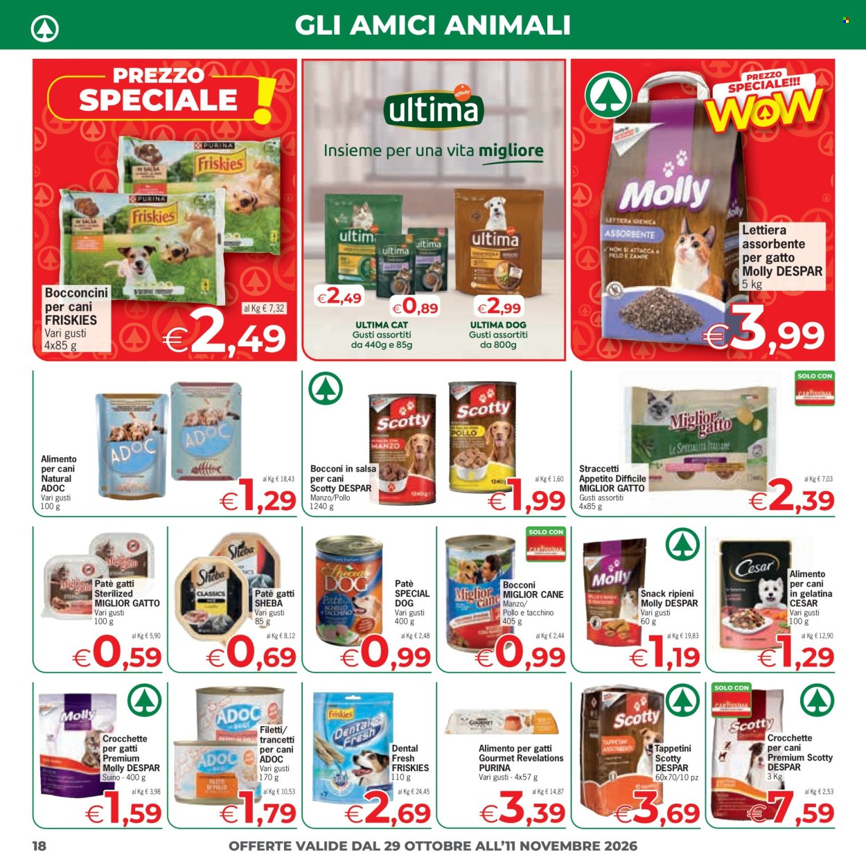 Volantino Eurospar - 29/10/2026 - 11/11/2026. Pagina 18